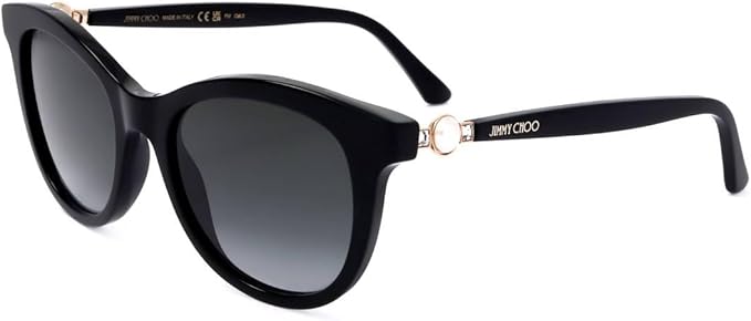 buy Jimmy Choo Annabeth/S 807/9O Women's Black Cat-Eye Sunglasses