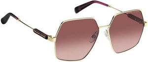 Marc Jacobs Women's Gold Geometric Sunglasses