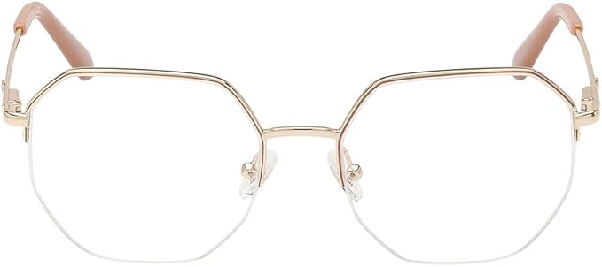 Guess Women's Beige Rectangular Eyeglasses