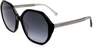 Kate Spade Women's Black Geometric Sunglasses (WAVERLY/G/S-0807 9O)