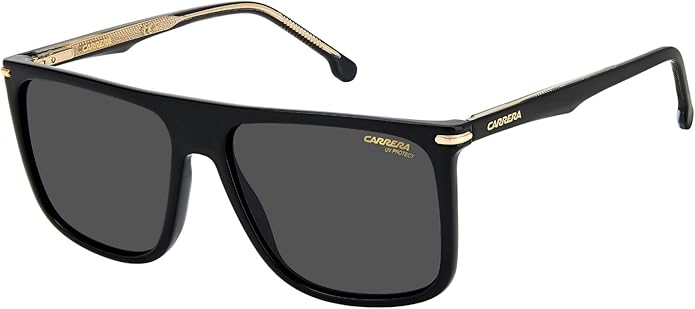 Carrera Men's Black Rectangular Sunglasses (278/S 2M2 58/16)