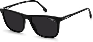 Carrera 261/S Men's Rectangular Sunglasses, Black Grey