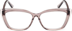 buy Guess Women's Lightweight Beige Square Eyeglasses (GU2977)