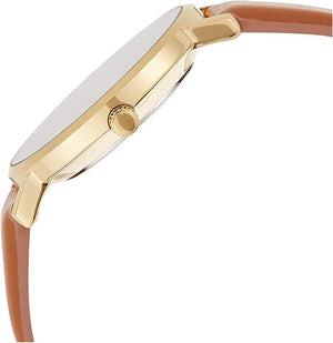 buy Casio Gold Minimalist Watch for Men | Leather Strap, Burgundy Dial