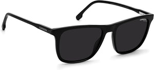 Carrera Men's Rectangular Sunglasses, Black Grey