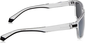 Polaroid Men's Black Rectangular Sunglasses - buy online