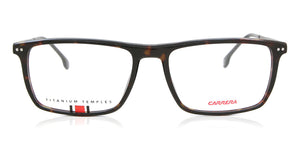 Carrera Men's Havana Rectangular Eyeglasses