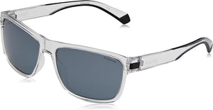 Polaroid Men's Black Rectangular Sunglasses (PLD 2121/S)