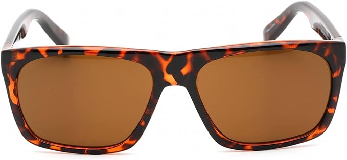 Kenneth Cole Men's Havana Rectangular Sunglasses