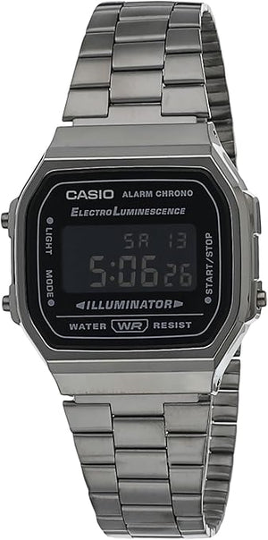 Casio Digital Watch for Men | Black Steel, Chronograph Watch