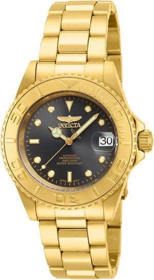 Invicta Men's Pro Diver Analog Display Japanese Automatic Gold Watch, Model 15848