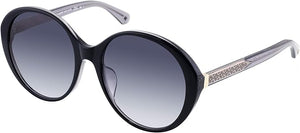 Kate Spade Women's Black Round Sunglasses (ODETTA/F/S 807/9O)