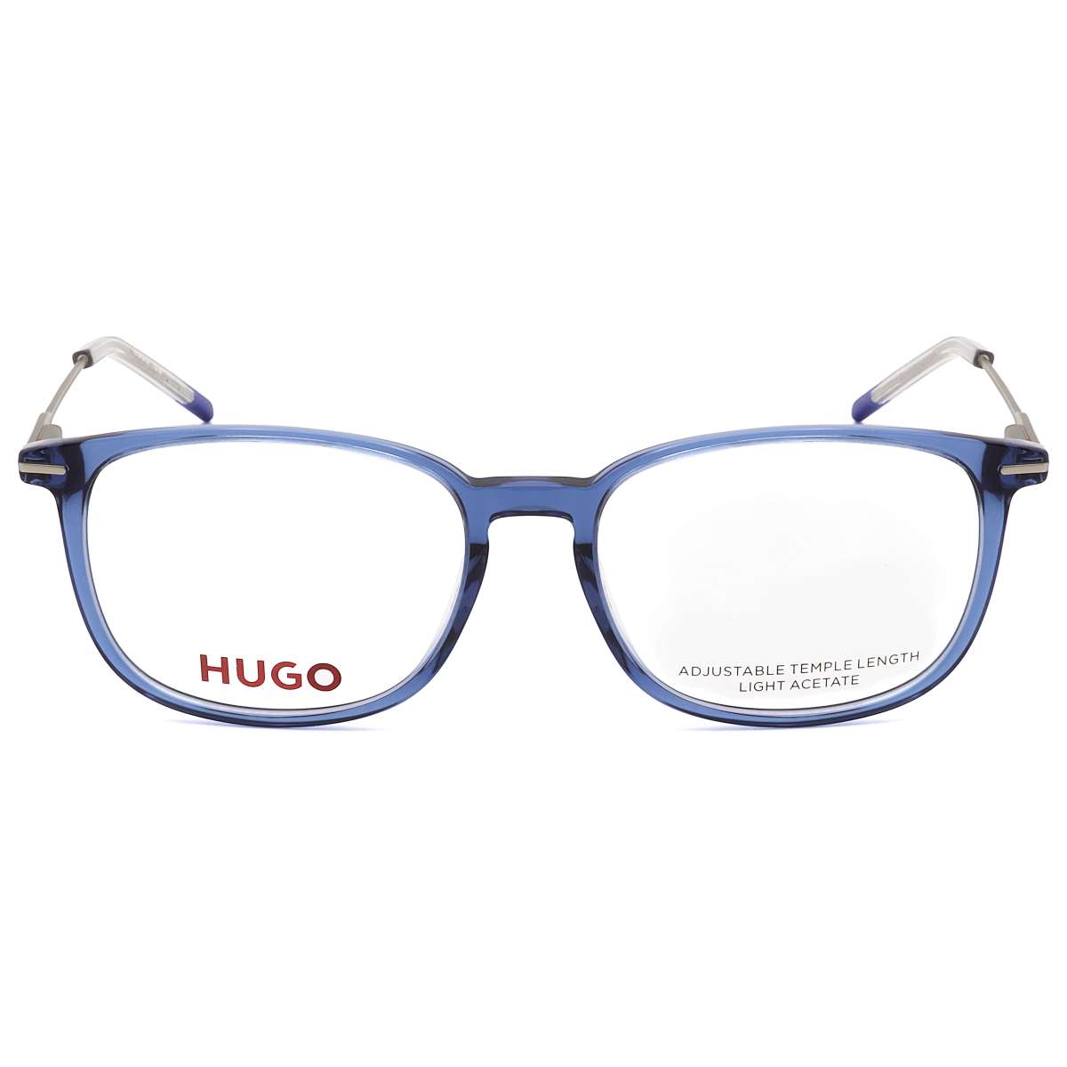 Hugo Boss Unisex Blue Rectangular Eyeglasses