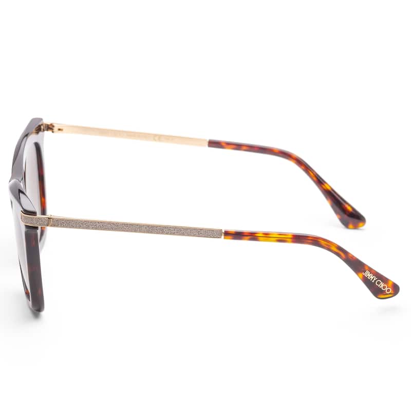 Gafas de sol cuadradas con degradado marrón para mujer de Jimmy Choo (OLYES‑0086‑HA)