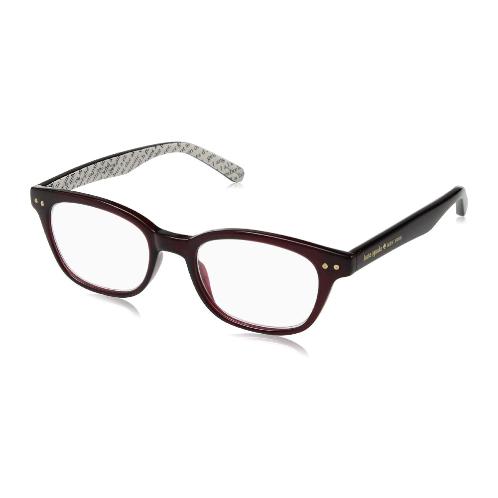 Kate Spade Women's Rebecca 2 Burgundy Rectangular Sunglasses