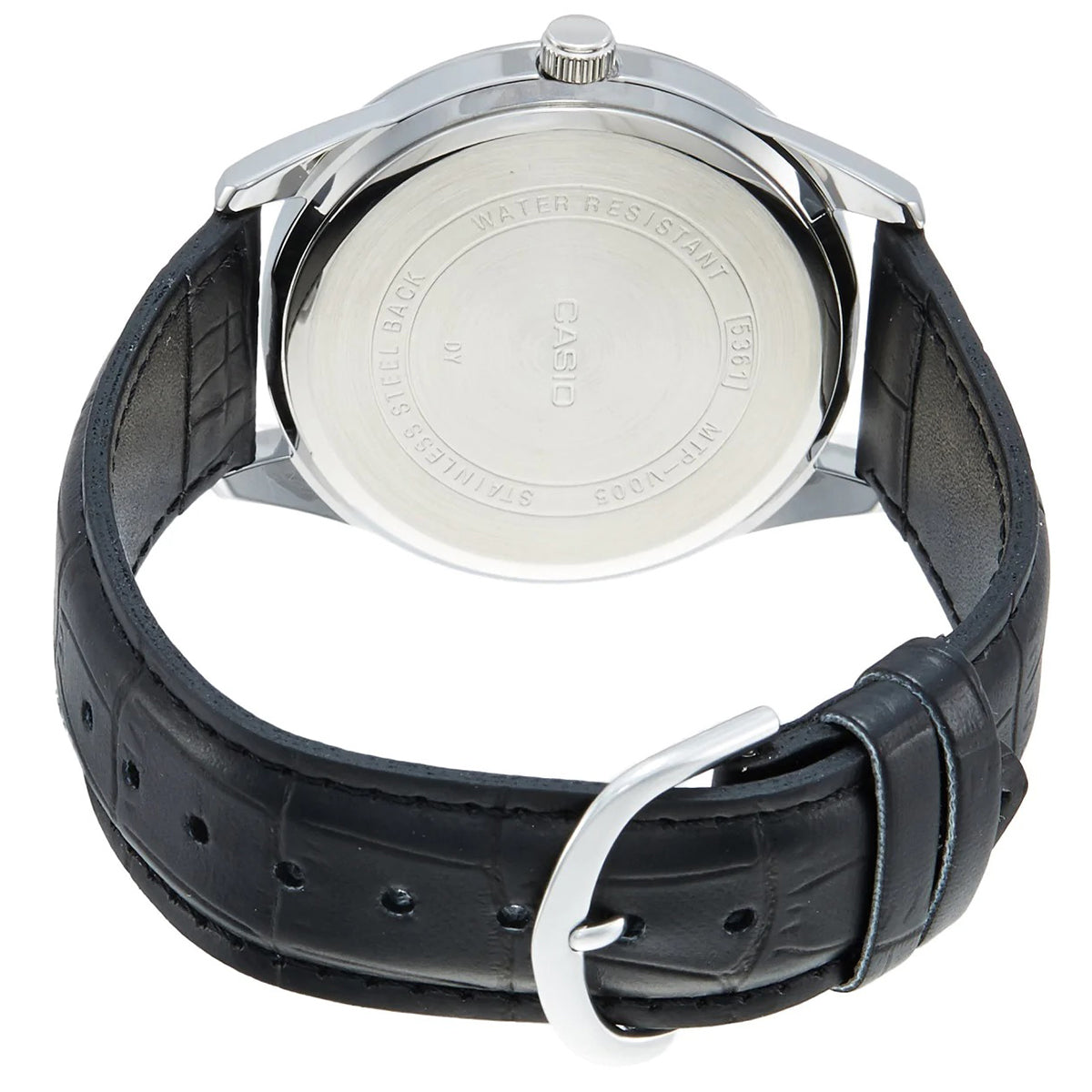 Reloj analógico clásico de cuero Casio para hombre – MTP-V005L-1BUDF