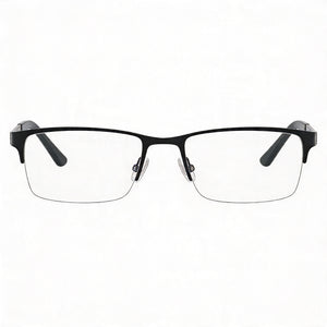 Adensco Ad 115 Rectangle Eyeglasses for Men — front view, Metal