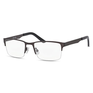 Adensco Ad 115 Black Rectangle Eyeglasses for Men, Metal frame