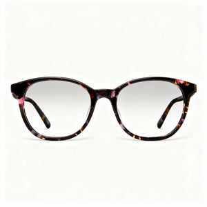 Adensco Ad 231 Round Eyeglasses for Men — front view, Plastic
