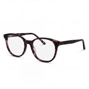 Adensco Ad 231 Havana Round Eyeglasses for Men, Plastic frame