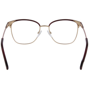 Adensco Classic Square Eyeglasses for Men — front view, Metal