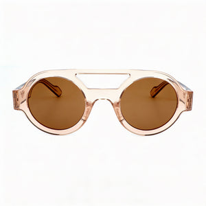 Adidas AOG001 Round Sunglasses for Men — front view, Plastic frame