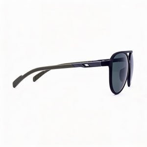 Adidas Aviator Sunglasses Unisex — side view, Non-Polarized Black Green lens