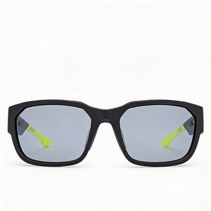 Adidas Rectangle Sunglasses Men — side view, Non-Polarized smoke mirror lens