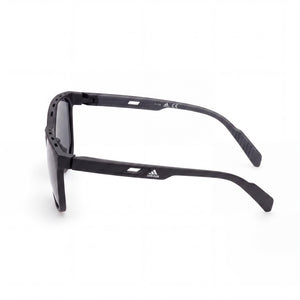 Adidas Classic Round Sunglasses Unisex — side view, Non-Polarized Black lens