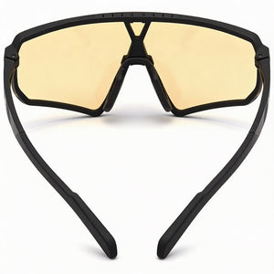Adidas Contemporaneo Shield Sunglasses Men — side view, Non-Polarized Yellow/Grey lens