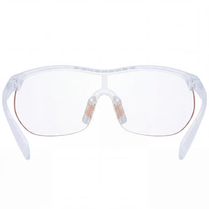 Adidas Contemporary Shield Sunglasses Unisex — side view, Non-Polarized Orange lens