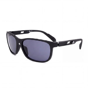 Adidas Gray Rectangle Sunglasses for Men, Maroon lens