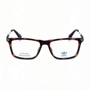 Adidas Rectangle Eyeglasses for Men — front view, Injected frame