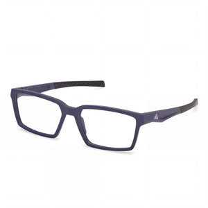 Adidas Matte Blue Rectangle Sunglasses for Women, Clear lens