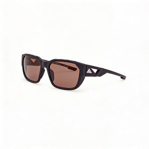 Adidas Modern Rectangle Sunglasses Men — side view, Non-Polarized Brown lens