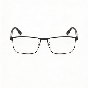 Adidas Moderno Rectangle Eyeglasses Unisex — front view, Metal