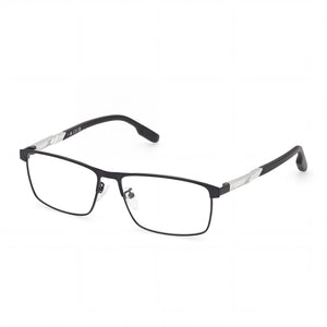 Adidas Moderno Black Rectangle Eyeglasses Unisex, Metal frame