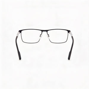 Adidas Moderno Rectangle Eyeglasses Unisex — interior view, Plastic demo lenses
