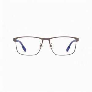Adidas Moderno Rectangle Eyeglasses Unisex — front view, Metal