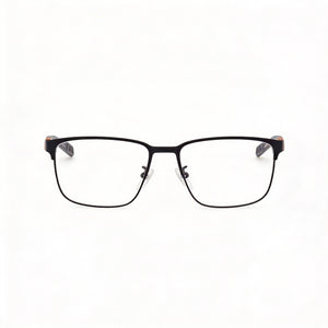Adidas Navigator Rectangle Eyeglasses for Men — front view, Metal