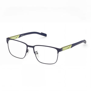 Adidas Navigator Matte Blue Rectangle Eyeglasses for Men, Metal frame