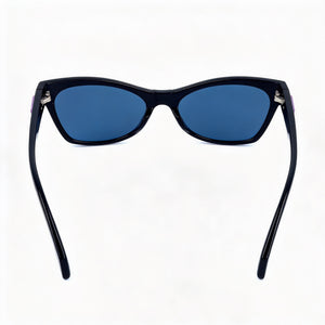 Adidas OR0010 Cat Eye Sunglasses Women — side view, Non-Polarized Violet lens