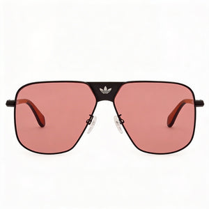 Adidas Or0091 Aviator Sunglasses for Men — front view, Plastic frame