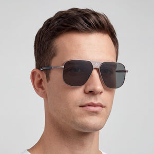 Adidas OR0091 Aviator Sunglasses Unisex — interior view, Non-Polarized lens detail