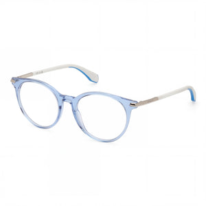 Adidas Or5073 Blue Round Eyeglasses for Unisex, Plastic frame