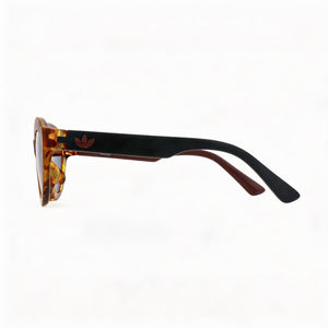 Adidas Originals AOR026 Cat Eye Sunglasses Women — side view, Non-Polarized Grey lens