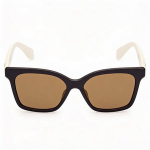 Adidas Originals Square Sunglasses for Women — front view, Plastic frame