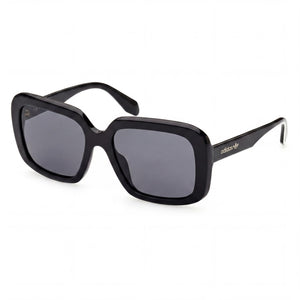 Adidas Originals Black Square Sunglasses for Men, Smoke lens