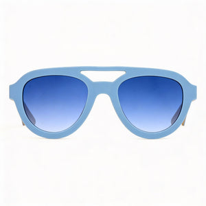 Adidas Originals Classic Aviator Sunglasses Unisex — side view, Non-Polarized Blue lens