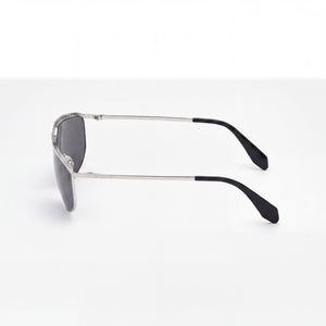Adidas Originals Contemporaneo Rectangle Sunglasses Men — side view, Non-Polarized Fumo lens